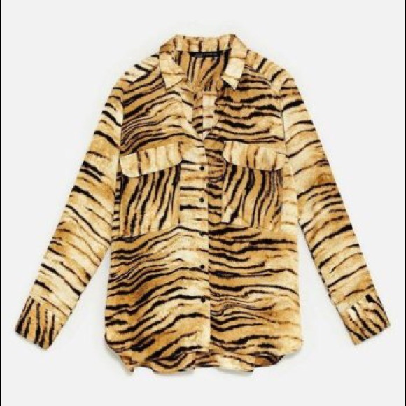 Zara animal print top - Picture 4 of 4